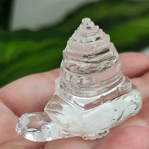 Spatik Tortoise Shree Yantra (20-30gm)